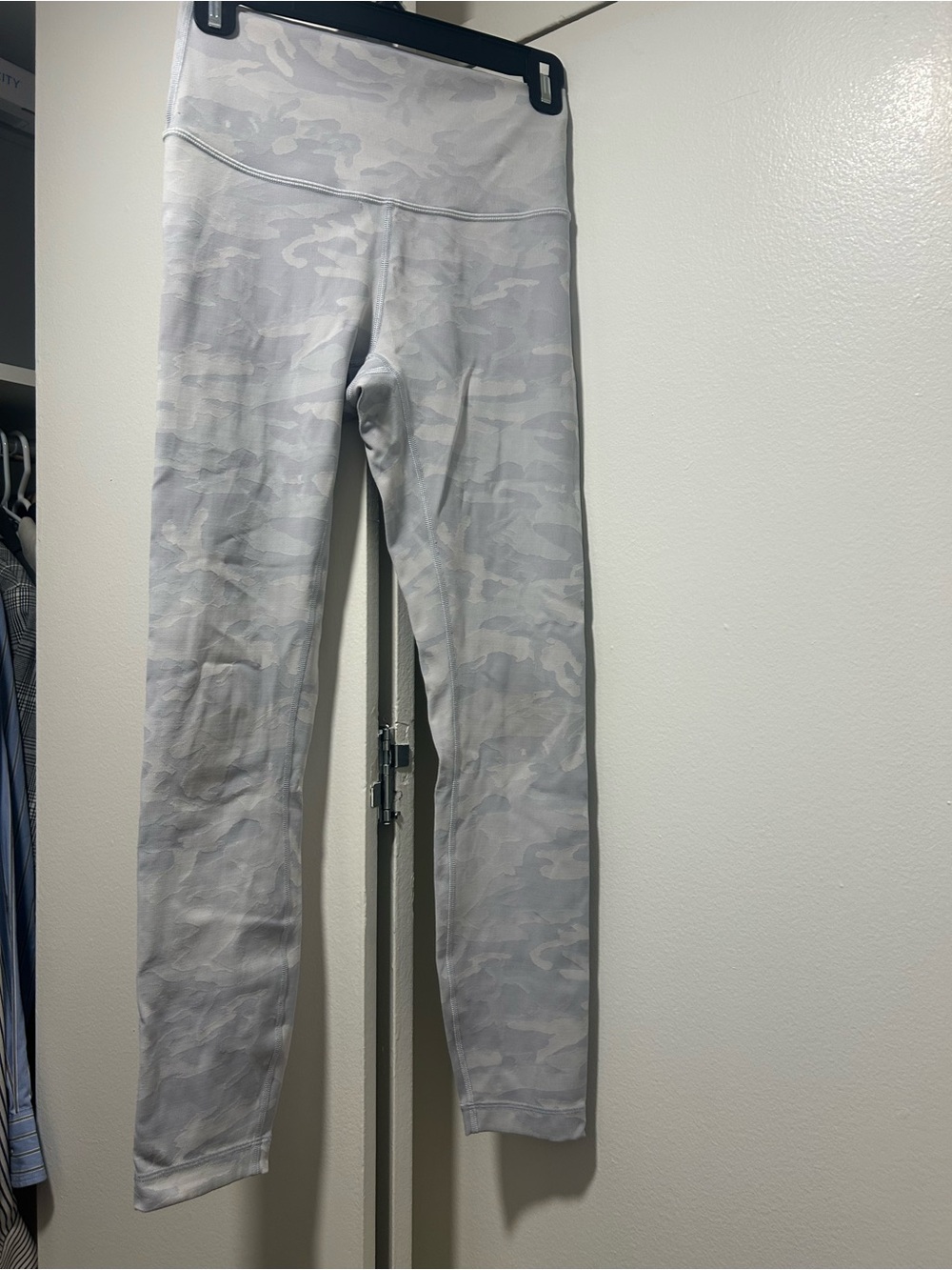 Lululemon Gray Camo High-Waist Leggings